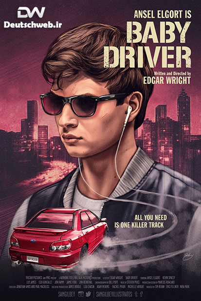 دانلود دوبله آلمانی فیلم Baby Driver 2017