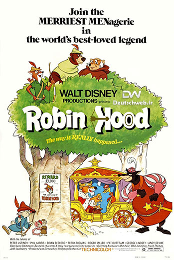 دانلود دوبله آلمانی انیمیشن Robin Hood 1973