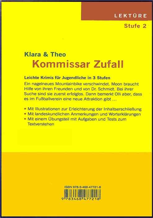 کتاب زبان آلمانی Kommissar Zufall