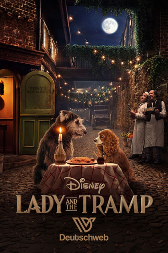 دانلود دوبله آلمانی فیلم Lady and the Tramp 2019